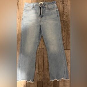 LOFT Women's Light Blue Straight Leg Jeans